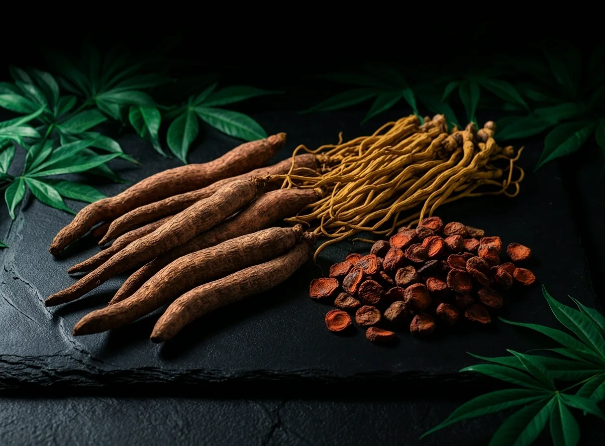 Natural botanical ingredients for men's wellness